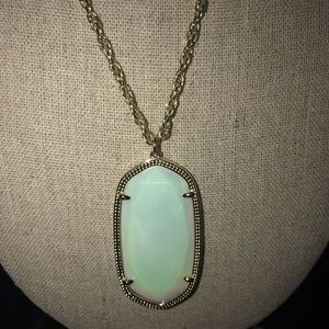 Kendra Scott Retired White Iridescent Rae